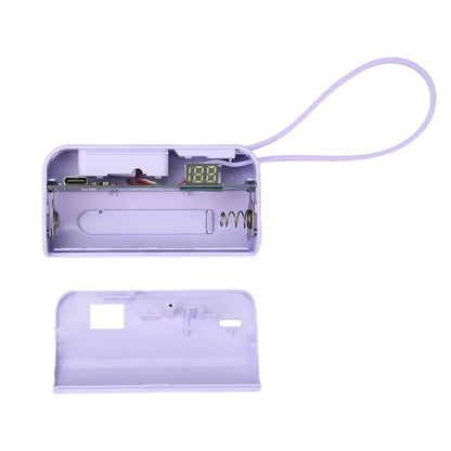 1x 21700 Mini Power Bank Case DIY Mobile Power Supply Battery Box kit Free Welding Type-C For Smart Phones Not Include Battery
