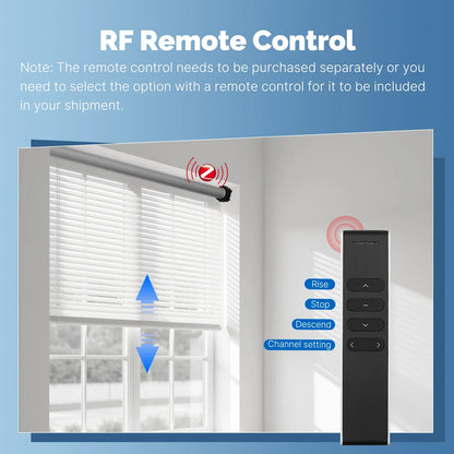 MOES Tuya Automatic Smart Zigbee Roller Shade Blinds Motor for 38mm Tube Remote Control work with Smart Life Alexa Google Home