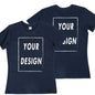 Bestseller Custom T-Shirt: Design Your Own Front & Back | Premium Unisex Tee for Couples, Teams & Events