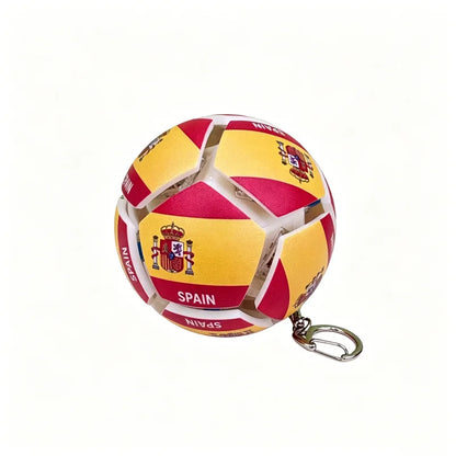 Soccer Ball Fidget Button Keychain Clicky Stress Relief Toy 3D Soccer Football Sport Ball for Men Women Car Key Handbag Gift