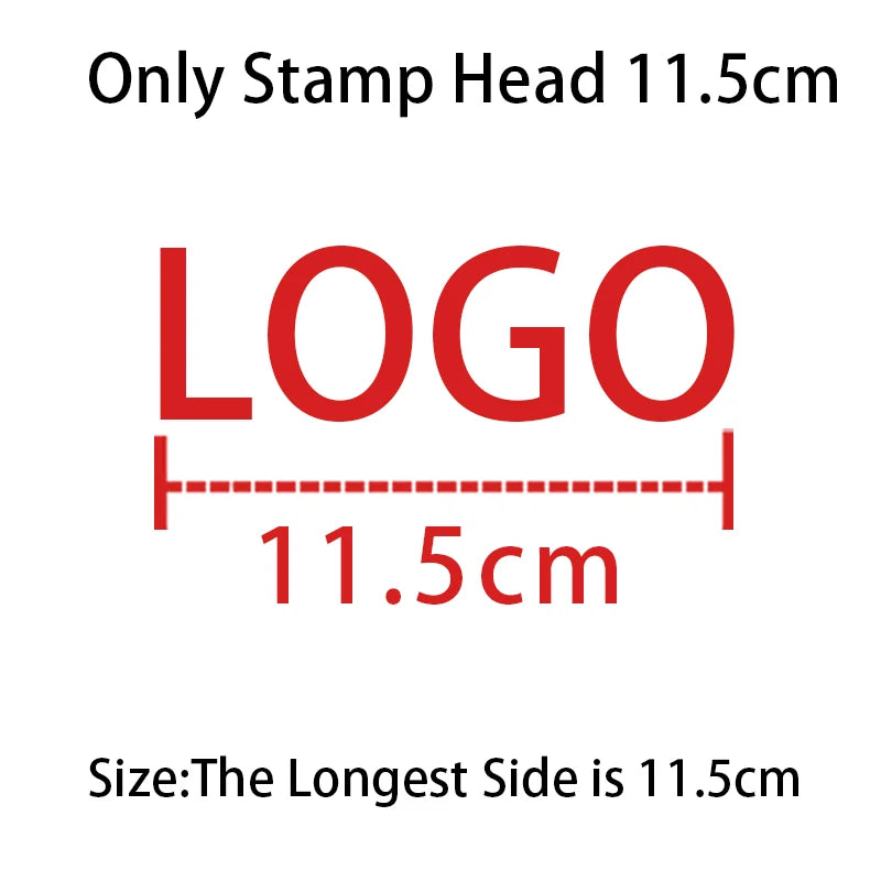 Personalized Leather Stamp Custom Logo Branding Iron Stamps Heating Brass Embosser Seals DIY Wood Cake Hamburger Craft Handmade