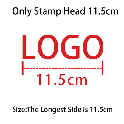Personalized Leather Stamp Custom Logo Branding Iron Stamps Heating Brass Embosser Seals DIY Wood Cake Hamburger Craft Handmade