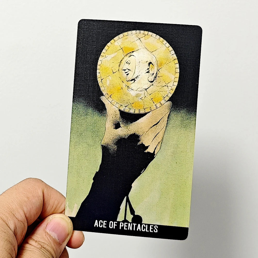 Joker Tarot Deck In Rigid Box 12*7cm 78 Pcs Dark Gothic Tarot Cards Printed on 350GSM Double-embossed Cardstock
