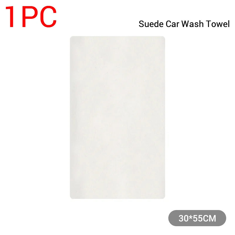 SEAMETAL Car Care Cleaning Towel Natural Sheepskin Quick Drying Cloth Super Absorbent Washing Towels Car Wash Tool Accessories