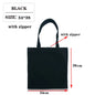 Canvas Cotton bag grocery handbag Foldable Fabric tote bag portable Storage organizer Shopping bag for woman Cloth organizer bag