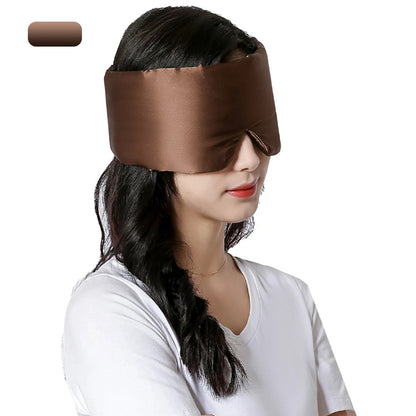 100% Sleeping Mask Mulberry Silk Eyepatch Blocking Light Eyemask Eyeshade Soft Padded Slaapmasker Travel Sleeping Aid