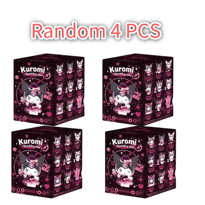 Sanrio Kuromi Sparkling Idol Series Cartoon Blind Box Toy Creative Personalized Desktop Ornaments Statue Model Surprise Gift Box