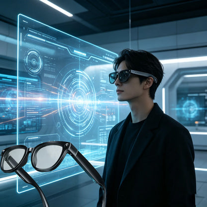 2026 AI Smart Glasses with 8MP Camera Video Recording Many Languages Translation Sunglasses Bluetooth Call Music Play Men Women
