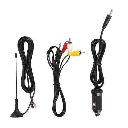 Portable LED Digital TV Portable Digital TV 7 Inch ATSC USB Storage Card TV Function Rechargeable 1080P LED Digital Television