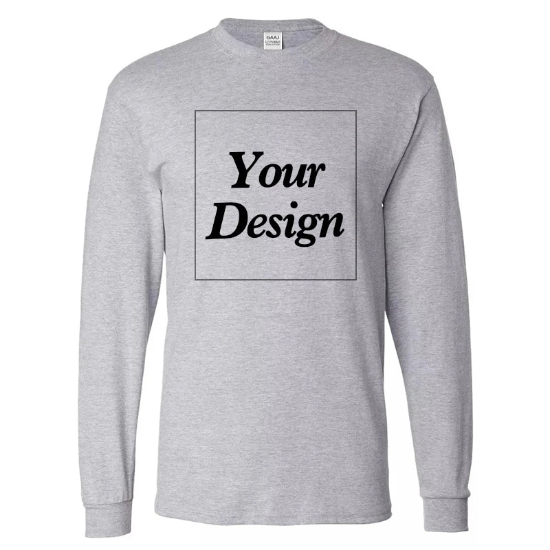Custom T shirt Customized Tshirt Personalized Tee Shirt Diy Print Your Photo Brand Logo Text Men Women 100% Cotton Premium Gift