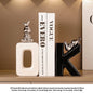 Modern  Ceramic Human Figure Bookends Sculpture Decor Book Holder For Nightstand TV Cabinet Wine Rack Office Desktop Home