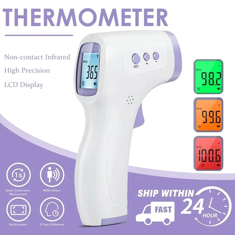 Digital thermometer for adults/children,baby thermometer without touching the forehead,fever alarm/infrared thermometer/Oximeter