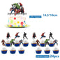 Avengers Marvel Party Decorations SuperHero Theme Tableware Kit Balloon Deco Happy Birthday Banner Supplies for Boys Favors Gift