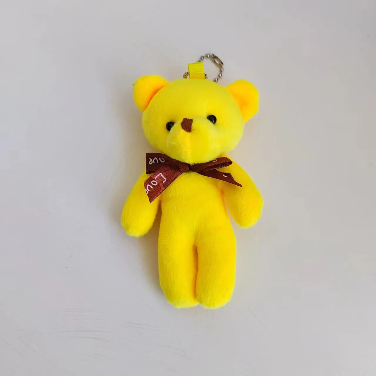 18-90Pcs Mini Teddy Bear Toy Plush Stuffed Bear Doll for Keychain Craft DIY Accessory Birthday Gifts Party Favors Supplies 4.7in
