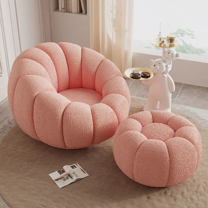 Lazy sofa single double pumpkin sofa reclining sleeping cloud swivel chair bedroom Internet celebrity sofa balcony sedentary