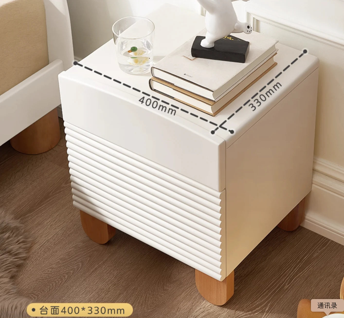 M5021 Birch And Beech Wood Kid Nightstand Children Night Table Boy Bedside Table Girl Bedstand