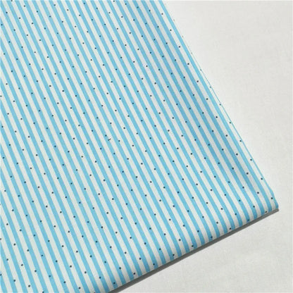 160x50cm Dot Stripe Twill Cotton Sewing Fabric Making Bedding Clothing Handmade Decorative Patch Sewing Cloth