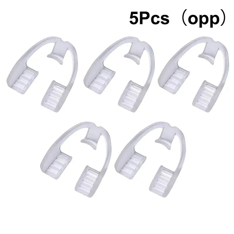 💄1/2/5pcs Bruxism Mouth Guard Sleep Mouthguard Splint Clenching Dental Braces Alignment Trainer Sleep Aid Teeth Protector Tools