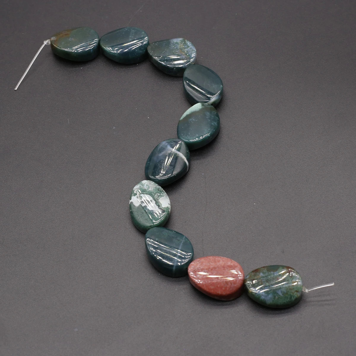 Natural Blue Turquoise Beads Faceted Natural Rose Quartzs Loose Spacer Beaded for Women DIY Jewerly Necklace Bracelet 19x14mm