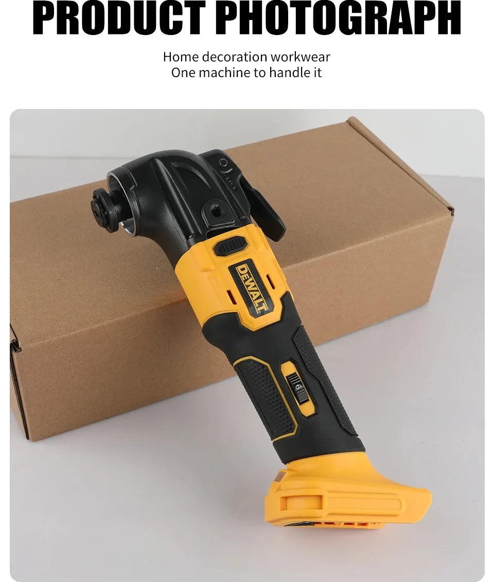 DEWALT 21V Brushless Cordless Oscillating Multi-Tool with 5 Accessories Tool-Free Quick Change for Cutting Sanding Grout Removal