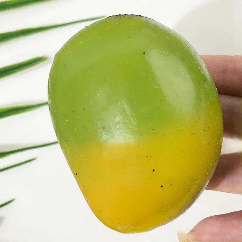 Squishy Toy Color Changing Mango Artificial Mango Pinching Toy Rebound Stress Release Toy Decompression Toy Creative Gifts