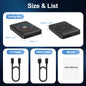 Android 14 4+64G Wireless CarPlay Ai Box Kowankit Smart HDMI Plug & Play 5 in 1 Android Auto Car Tv Box For YouTube Netflix 2026