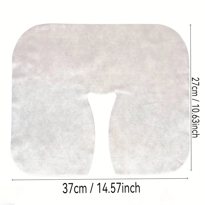 Disposable Headrest Covers Face Cradle Covers, Ultra Soft, Luxurious, Non-Sticking Massage Headrest Covers for Massage Tables