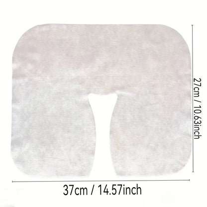 Disposable Headrest Covers Face Cradle Covers, Ultra Soft, Luxurious, Non-Sticking Massage Headrest Covers for Massage Tables