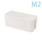 Cable Storage Box Power Board Wire Management Socket Strip Wire Case Dust Charger Socket Organizer Network Bin Charger