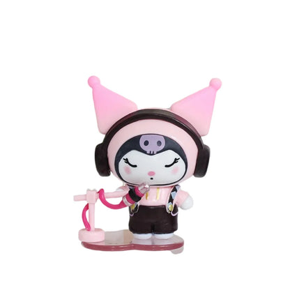 Sanrio Kuromi Sparkling Idol Series Cartoon Blind Box Toy Creative Personalized Desktop Ornaments Statue Model Surprise Gift Box