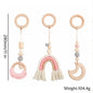 1set Baby Wooden Rattle Toys Play Gym Mobile Hanging Sensory Toys Foldable Play Gym Frame Activity Gym Baby Room Decorations Toy