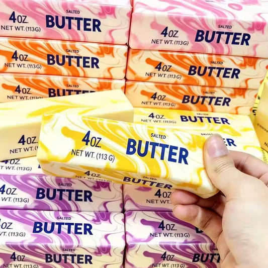 Hot 2026 Butter Stick Squishy Squeeze Toy Soft Butter Stick Slow Rebound Stress Ball Fidget Toy Sensory Stress Relief Fidget Toy