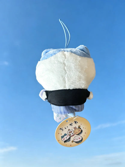 jiyi New Year Kimono Plush Keychain Japanese Anime Cute Usagi Hachiware 10cm Pendant Soft Fluffy Bag Charm Accessory for Fan