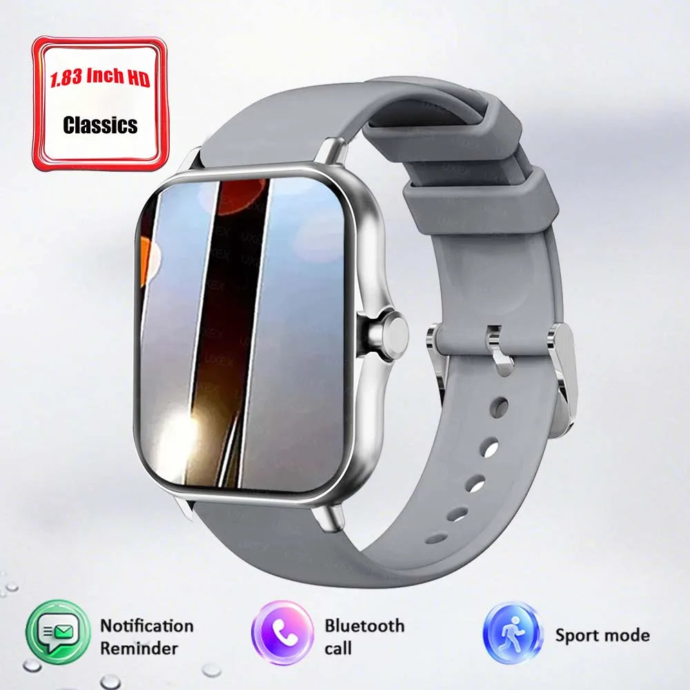 Classic New Smart Watch for Men Women Gift Full Touch Screen Sport Fitness Watch Bluetooth Call Digital Smartwatch Multifunction