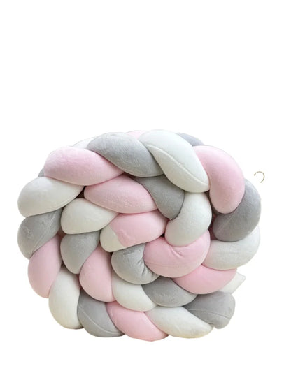 Handmade Knotted Floor Mat Woven Decorative Pillow Comfortable Soft Stitched Knitted Pillow for Living Room Bed Decorations