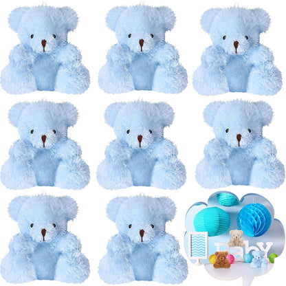 12-48Pcs Mini Plush Bears 4 Inch Small Bear Stuffed Animal Toys Tiny Fuzzy Bear Soft Bear Stuffed Doll for Birthday Party Favors