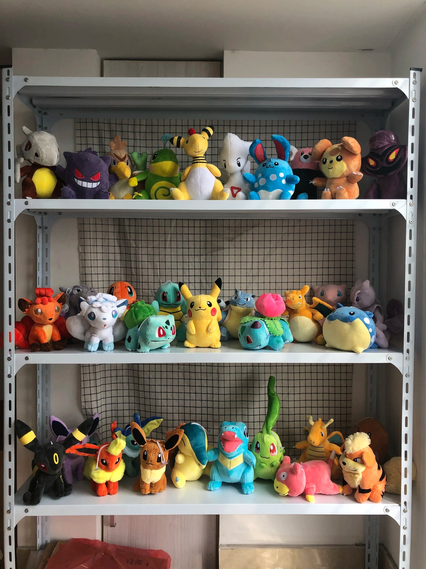 Pokemon Chikorita Cyndaquil Totodile Plush Pikachu Charmander Bulbasaur Peluche Charizard Gengar Eevee Family Stuffed Doll Gift