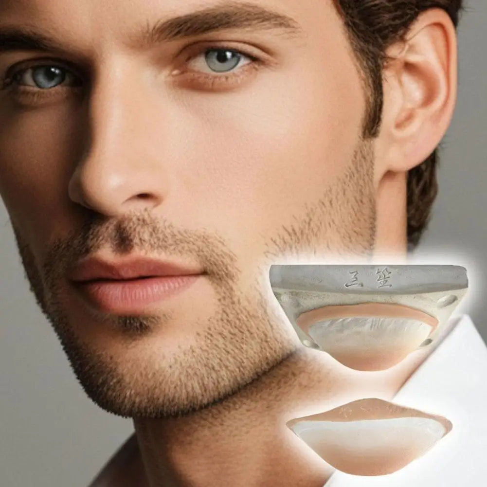 Realistic Silicone Prosthetic Nose & Chin Reusable Hypoallergenic Special Effects Makeup for Cosplay Photography