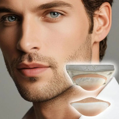 Realistic Silicone Prosthetic Nose & Chin Reusable Hypoallergenic Special Effects Makeup for Cosplay Photography