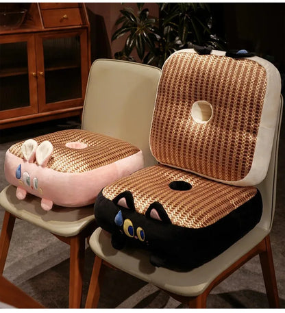 Thickened Lazy Rattan Mat Home Soft Comfortable Floor Stool Tatami Cushion for Living Room Bedroom Floor Seating