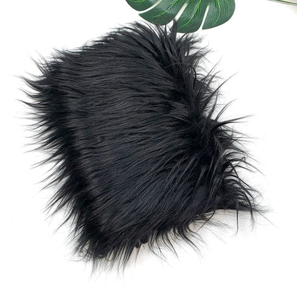 8cm Pile Length Imitation Fur Fabric Diy Cosplay Clothing Hairy Fur Fabric Bundle Long Hair Plush Fabrics By Meters Liquidations