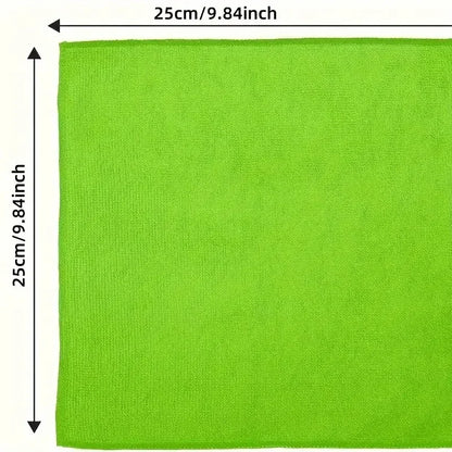 20/10/5pcs Microfiber Cleaning Cloth, Dishwashing Cloth Household Rag Kitchen Bathroom Cleaning Towel Durable Absorbent Towel