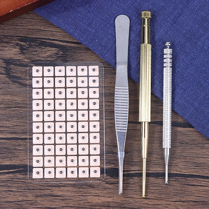 1200Pcs Cowherb Seed Ear Stickers Set Auriculotherapy Acupuncture Massage Therapy Dredge Body Meridians Improve Vision Treat