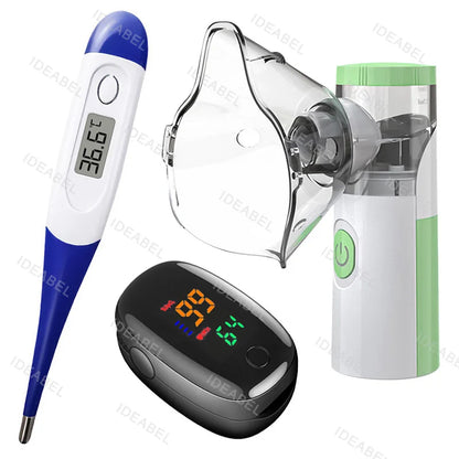 Mini Medical Nebulizer Handheld Nebulizers Ultrasonic Atomizers Portable Mute Asthma Inhaler for Adults Children Nebulizador