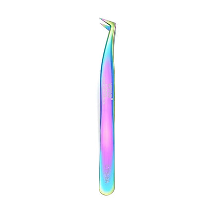 VETUS Original New MTS Series Silver Tweezers for Eyelash Extensions Stainless Steel Hyper Fine Tip Anti Static ESD Tweezers