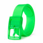 High-quality Color Candy Color Silicone Belt Fashionable And Trendy Universal Belt For Men And Women With Jeans Belt Accessories
