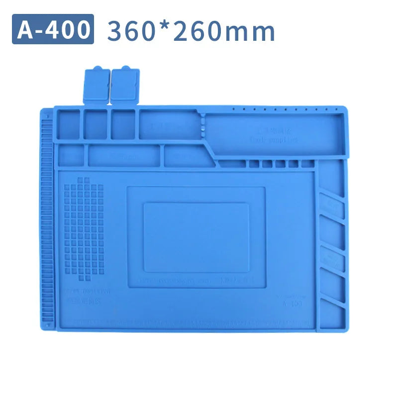 Antistatic ESD Soldering Mat For Bga Rework Station Large Ipad Repair Heat Insulation Mat Pad Small Silicon Mat Thick Soldering