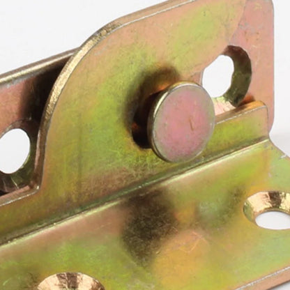 D9-Bed Rail Bracket - Bed Rail Fittings - Heavy Duty Non-Mortise - Set Of 4 (Screws Included)