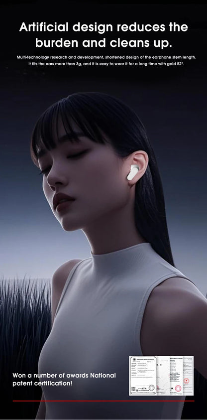 G16Pro AI Translator Earbuds 164 Languages Real Time 2-Way Translation Bluetooth Noise Cancelling HD Call for Trip