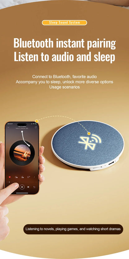 Under Pillow Sleep Speaker Ultra Slim HiFi Noise Reduction Bone Conduction Sound Machine for Deep Sleep Relaxation 2026 New ﻿